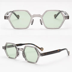 Unisex Polygon 'Ellis' Plastic  Sunglasses