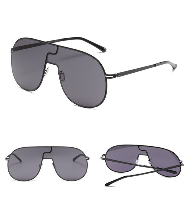 Women's Oval 'Beach Boys' Alloy Sunglasses