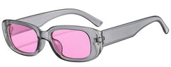 Women's Small Rectangle ' Small Laude' Plastic  Sunglasses