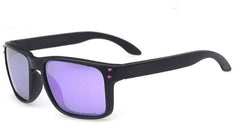 Men's Polarized Square 'Trevor Sign' Plastic Sunglasses