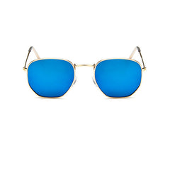 Men's Hexagon 'Cool Guy' Metal Sunglasses