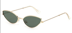 Women's Small Oval 'Alynx' Metal Sunglasses