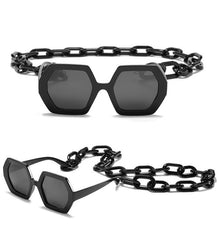 Women's  Square Bell'  Plastic Sunglasses