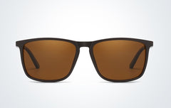 Men's Square Polarized 'Freedom ' Plastic Sunglasses