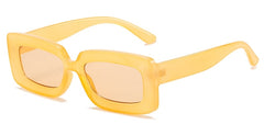 Women's Vintage Rectangle 'Boulder' Plastic Sunglasses