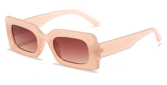 Women's Vintage Rectangle 'Boulder' Plastic Sunglasses