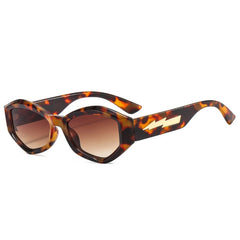 Women's Retro Irregular 'Flower Gaze' Cat Eye Sunglasses