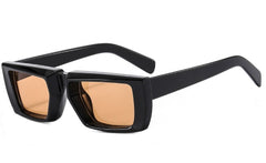 Men's Rectangular 'The Hammer Man' Plastic Sunglasses