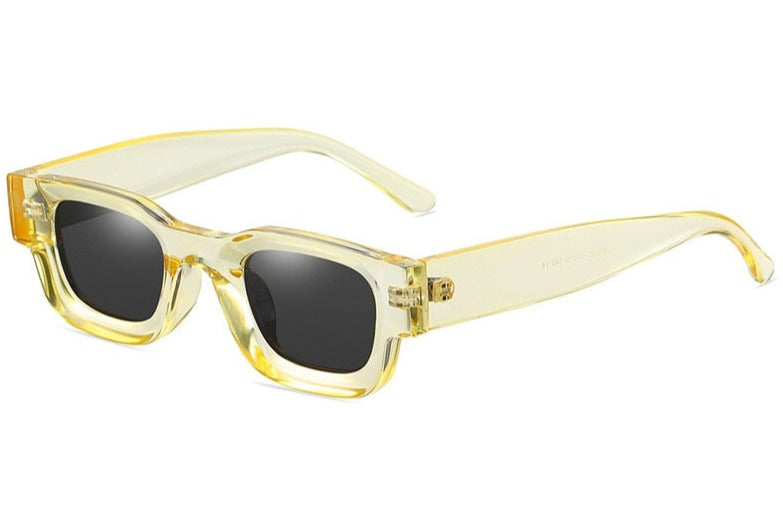 Unisex Square Polarized 'Tyron Eye ' Plastic Sunglasses