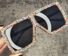 Women's Oversize 'Lura' Plastic Sunglasses