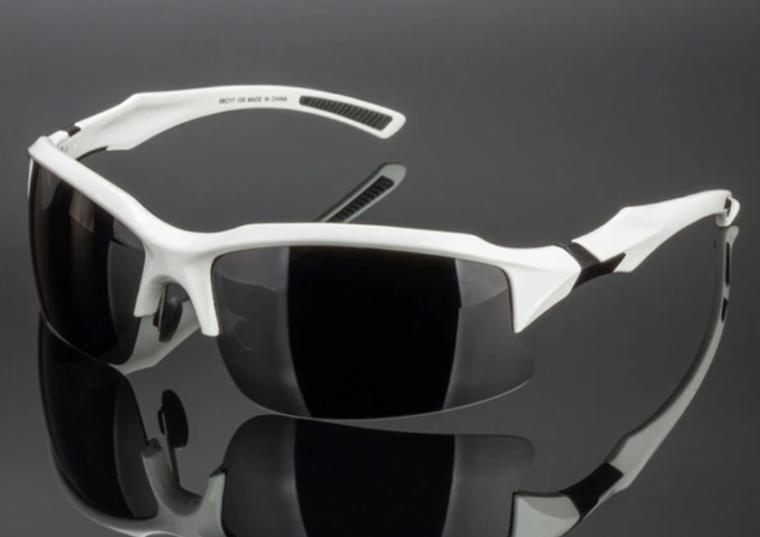 Men's Wrap Around 'Wasp' Plastic Sport Sunglasses