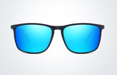 Men's Square Polarized 'Freedom ' Plastic Sunglasses