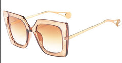 Women's Square 'Tiny Ban' Plastic Sunglasses