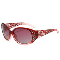 Women's Oval 'Age and Rage' Plastic Sunglasses