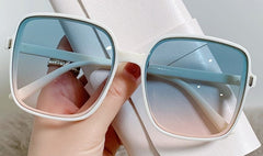 Women's Oversized Square 'Chasm ' Plastic Sunglasses