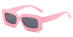 Women's Vintage Rectangle 'Boulder' Plastic Sunglasses