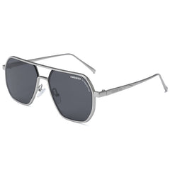 Unisex Hexagonal 'Jazz' Alloy Sunglasses