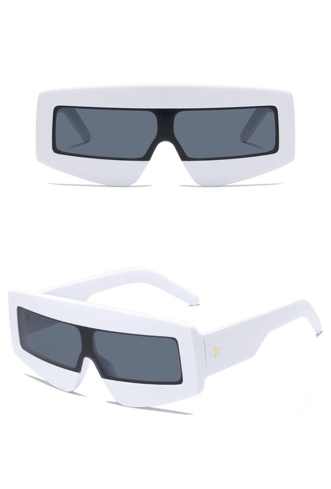 Unisex Cat Eye 'Future Robo'  Plastic Sunglasses