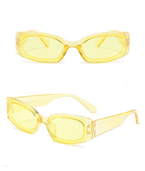 Women's Retro Rectangular 'Sun Fun' Anti Reflective Sunglasses