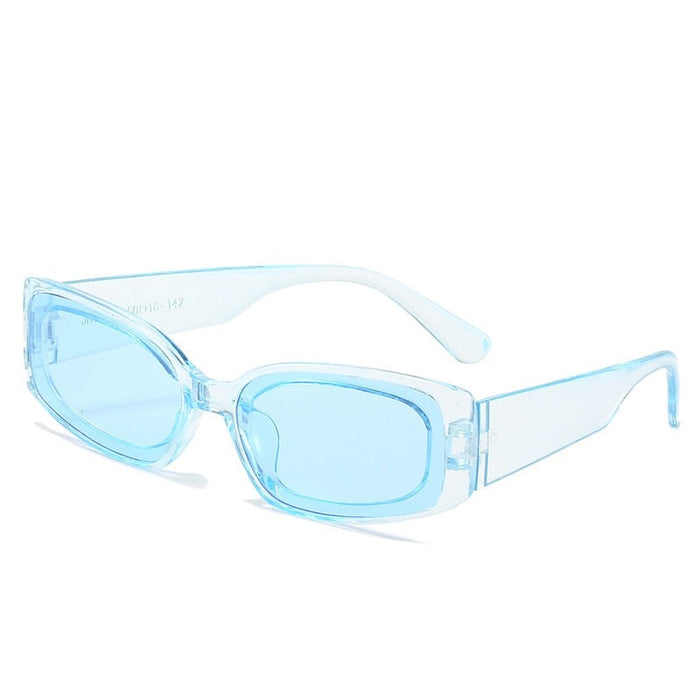 Women's Retro Rectangular 'Sun Fun' Anti Reflective Sunglasses