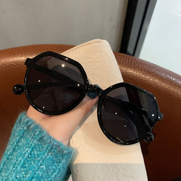 Women's Round 'Brighton' Plastic Sunglasses