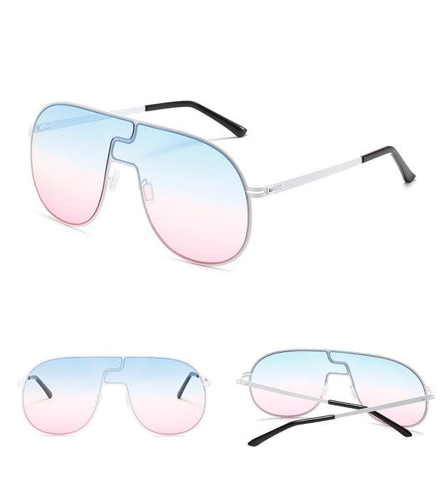 Women's Oval 'Beach Boys' Alloy Sunglasses