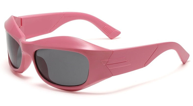 Women's Oversized Cycling 'Neve Sports' Plastic Sunglasses