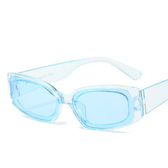 Women's Retro Rectangular 'Sun Fun' Anti Reflective Sunglasses