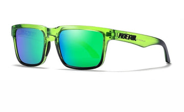 Men's Polarized Square 'Grinch Eye Wear' Plastic Sunglasses