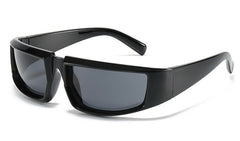 Women's Cycling Sports 'Silver Time' Plastic Sunglasses