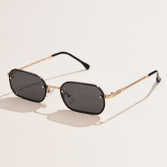 Women's Rectangle 'Sofi' Alloy Sunglasses