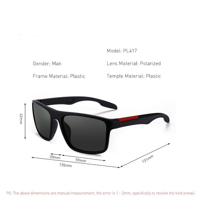 Men's Shield 'Mossino' Plastic Sun Glasses