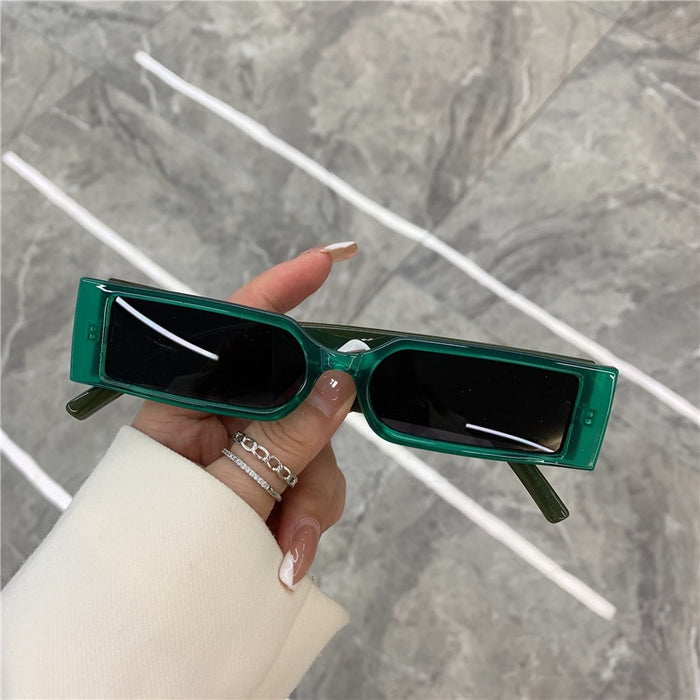 Women's Rectangle 'Jade' Plastic Sunglasses