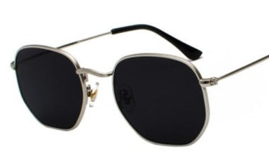 Men's Hexagon 'Manic' Metal Sunglasses