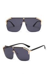 Women's Rimless 'Catwalk' Square Alloy Sunglasses