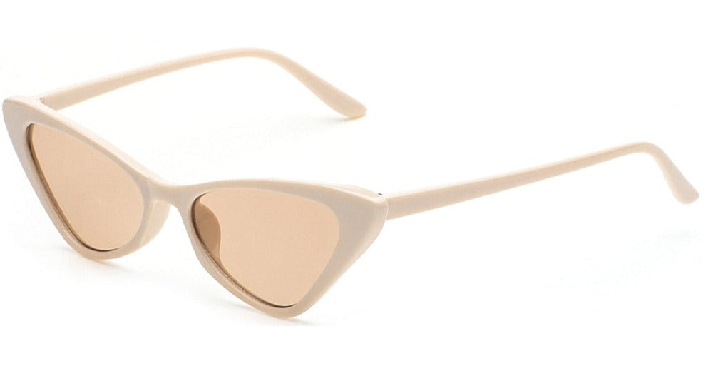 Unisex Vintage Cat Eye 'Summer Desert ' Plastic Sunglasses
