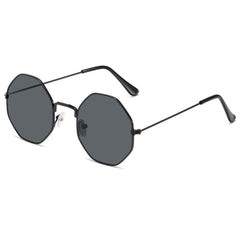 Women's  Octagonal 'Shammel' Metal Sunglasses