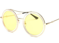 Men's Aviator 'Bacchus' Metal Sunglasses