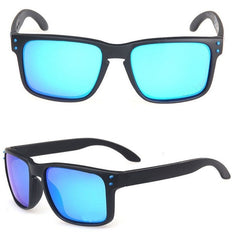 Men's Polarized Square 'Trevor Sign' Plastic Sunglasses