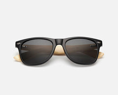 Men's Retro Square 'Summer' Wooden Sunglasses