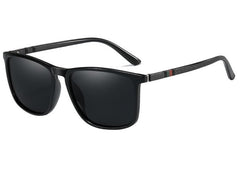 Men's Square Polarized 'Freedom ' Plastic Sunglasses