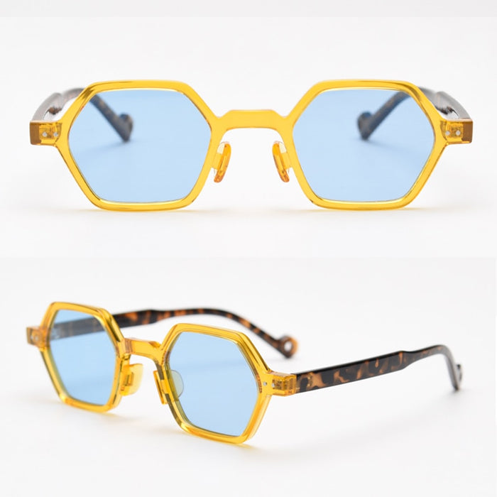 Unisex Polygon 'Ellis' Plastic  Sunglasses