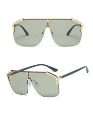 Women's Rimless 'Catwalk' Square Alloy Sunglasses