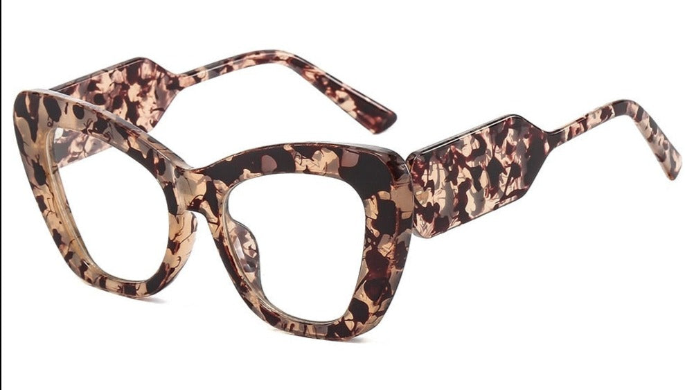 Women's Fashion Cat Eye 'Desert ' Plastic Sunglasses