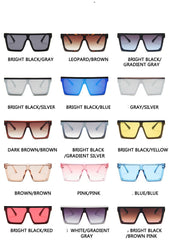 Women's Square 'Jenniffer Love' Plastic Sunglasses