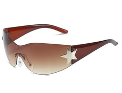 Women's Sports 'Morwen' Plastic Sunglasses