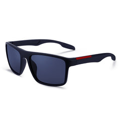 Men's Shield 'Mossino' Plastic Sun Glasses