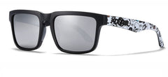 Men's Polarized Square 'Mario ' Plastic Sunglasses