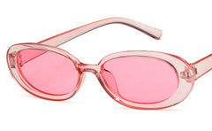 Women's Oval 'Creep' Plastic Sunglasses