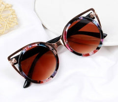 Girl's Kids Retro Cat Eye 'Yaiza Kids Wear' Plastic Sunglasses